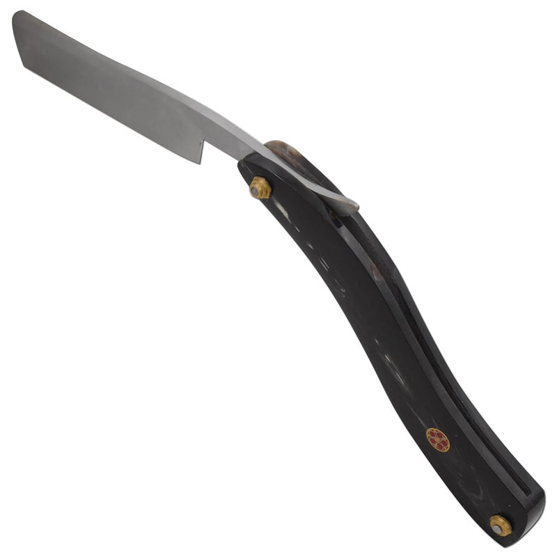 Old Ram Straight Razor | Straight Edge-Razor Red Wood & Bone Handle- Sharp | High Hardness Stainless Steel Cutthroat Straight Edge Blade | Barber Razor (220) - Image 5